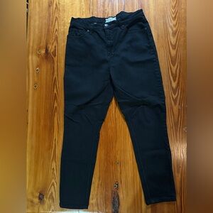 Free People black denim jeans